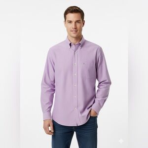 Ralph Lauren Lavender Men's Button Down Shirt